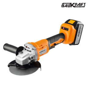 Ъглошлайф акумулаторен безчетков ø125mm 18V 4Ah Baukraft BK-BAG69 Set