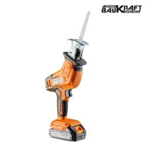 Трион саблен акумулаторен 18V 2Ah quick в куфар Baukraft BK-CRS33 Set