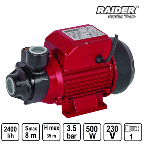 Помпа водна RAIDER 500W 1" max 40L/min RD-WP60