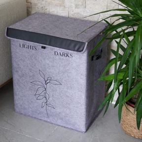 Кош за пране с възможност за разделяне на дрехите 