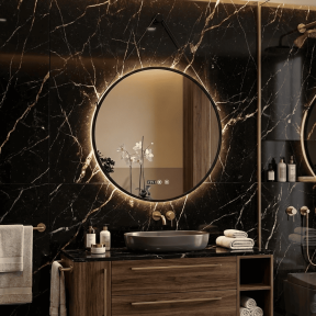 Висящо LED огледало за баня 