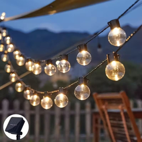 Гирлянд 20 бр Соларни Ретро лампи, 7,7 м