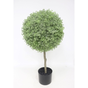 Изкуствено дърво My Garden Topiary Milan в пластмасова саксия, Зелен