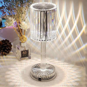 16 цвята LED кристална настолна лампа 
