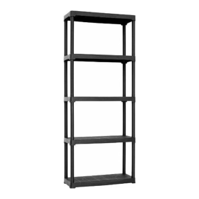 Стелаж PVC, 5 рафта х 30 кг, 80х40х176 см