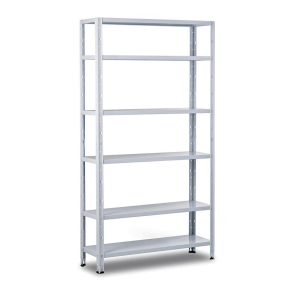 Метален поцинкован стелаж, 6 рафта, 200x90x40 см