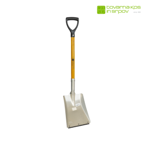 Алуминиева лопата за сняг с права дръжка 250x305 мм STRUC