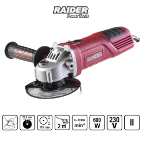 Ъглошлайф 115mm 600W RAIDER RD-AG66