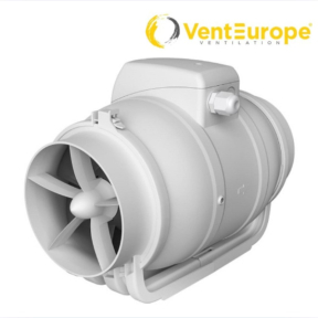 Канален вентилатор Vent Europe Monsoon2 SP ф100 /23-25W,180-250м3/