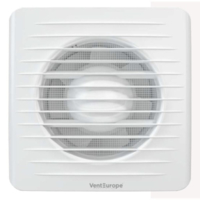 Аксиален вентилатор с клапа и въженце Vent Europe CLASSIC 5 BD PS L ф125 /16W,183м3/