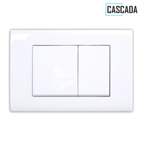 Бутон за вграждане Cascada Square White matte
