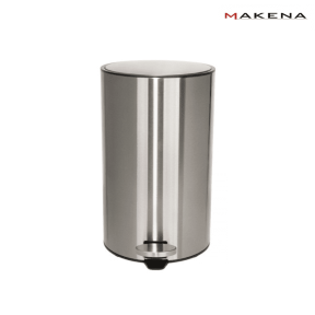 Кош за отпадъци Makena Grey Clean, 8 л, сив