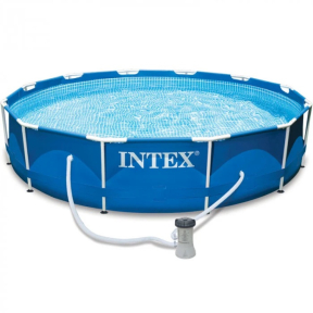 Басейн с метална рамка и филтърна помпа Intex - 366x76 см.