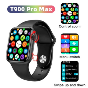 Интелигентен Смарт часовник T900 Pro Max с голям IPS 1,69&quot; HD тъч скрийн дисплей с 15 теми по Ваш избор