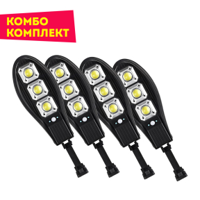 4 броя LED Соларна улична лампа