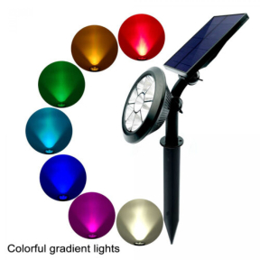 LED Градинска Соларна лампа със 7 цвята