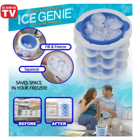 Силиконова форма за лед и изстудяване на напитки Ice Genie