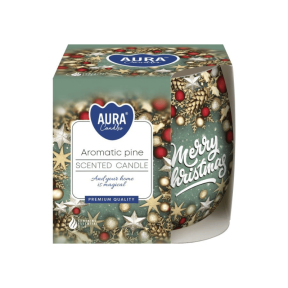 Свещ в чаша, ø7.9x7.2 см - Ароматен бор