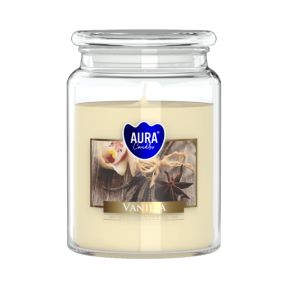 Ароматизирана свещ с капак, ø9.9x14 см - ванилия