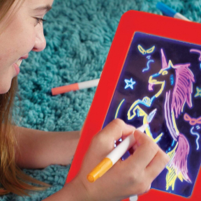Таблет за скициране на неонови рисунки Magic Sketch Pad